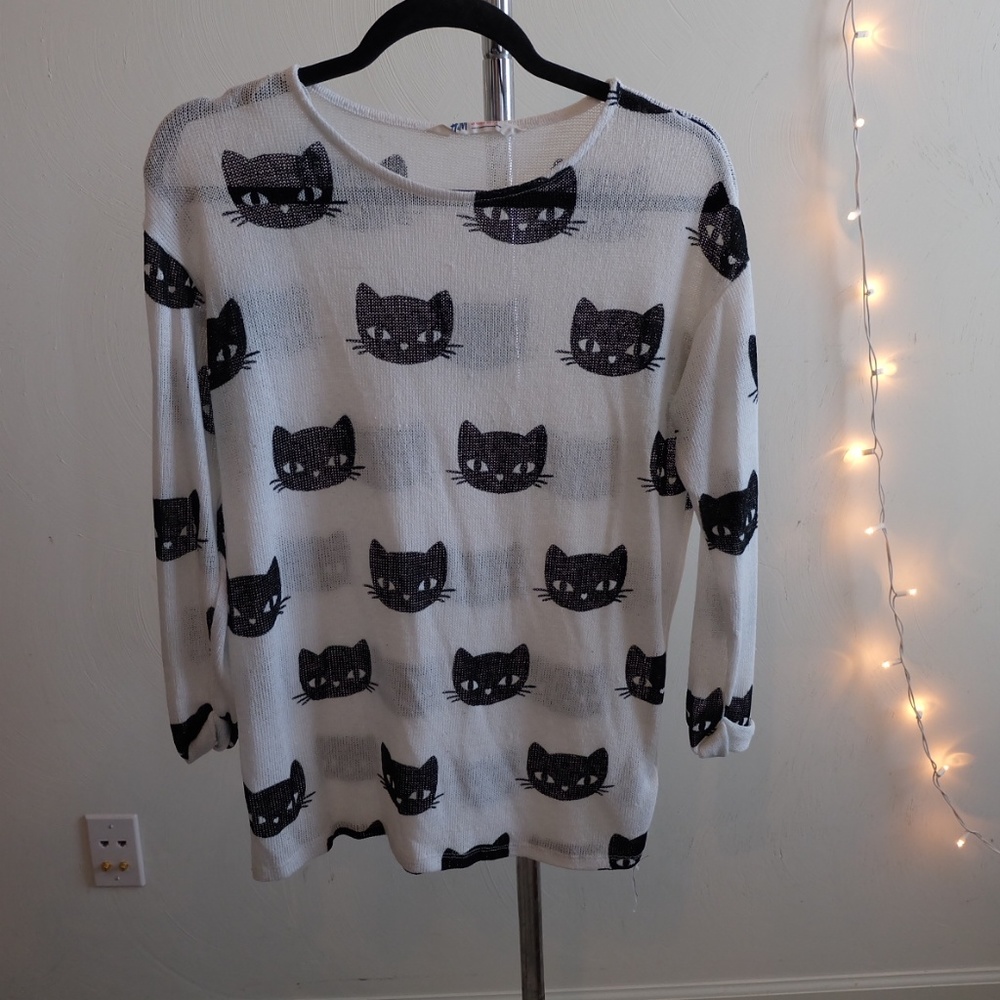 H&M Cat Blouse